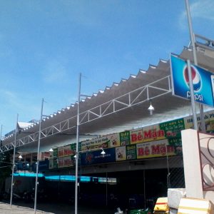 Mái xếp di động nhà hàng Bé Mặn - Đà Nẵng