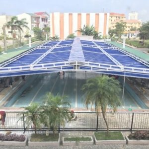 Mái xếp nhà hàng xóm chài đường Võ Nguyên Giáp