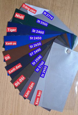 Bảng màu trung tính bạt Starflex Hàn Quốc chính hãng năm 2025