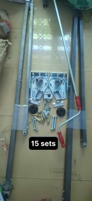 Trọn bộ linh kiện mái hiên 2 tay sắt giá sỉ tại Bạt Ngọc Cương