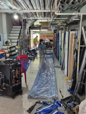 Xưởng ép bạt kéo trong suốt tại Đà Nẵng